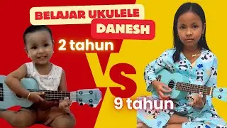 Masih ingat anak kecil umur 2 tahun belajar ukulele?