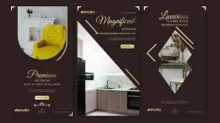 Furniture Stories | 18 Instagram Stories | After Effects | After Effects project