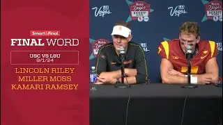 Postgame Press Conference: USC vs. LSU