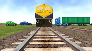 Copyright Free Train Video | Indian Train Simulator