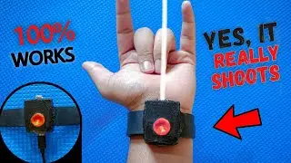 How to make working Spiderman web shooter || Spiderman no way home || Hackstark