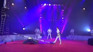 Подкидные доски. National Circus of Pyongyang. КНДР