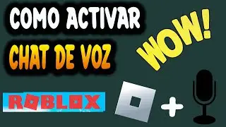 como activar el microfono en roblox 2024, FACIL Y RAPIDO