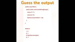 Daily Java interview questions | Guess the output 