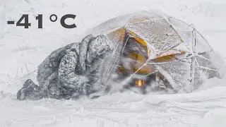 Trapped in a -41°C Blizzard for 3 Days — Extreme Winter Survival