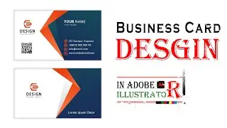 Professional Business card design in adobe illustrator || ANBYON Bezier
