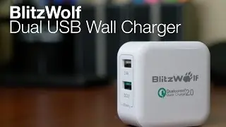 BlitzWolf 2 Port Dual USB Wall Charger with Quick Charge 2.0 | Cars & Tech by JDM City