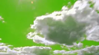 Nubes croma key Clouds   chroma key
