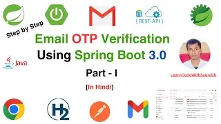 1 Send Email OTP Verification in Spring Boot |  Spring boot OTP Authentication | SMTP |  🔥