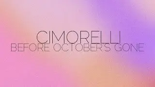 Before October’s Gone - Cimorelli | ACAPELLA