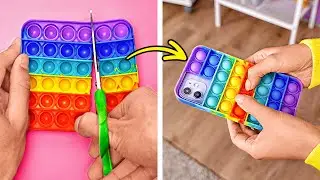 누구나 즐기는 무지개 공예 🌈📱 멋진 DIY 전화기 케이스