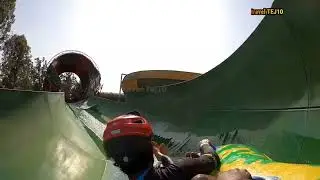 Jombo water slide in escape water park Hyderabad #waterpark #amusementpark #themepark