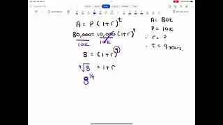 How to solve for 'r'