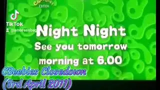 CBeebies Closedown (3rd April 2011)