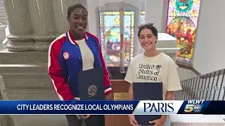 Cincinnati city council recognizes Paris Olympians who represented area