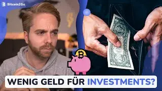 WENIG GELD IN KRYPTO INVESTIEREN - Lohnt sich das überhaupt?