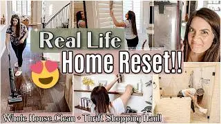 THE ULTIMATE HOME RESET & THRIFT HAUL :: Whole House Clean With Me 2025
