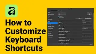 How to Customize Keyboard Shortcuts in Affinity and Work Faster!