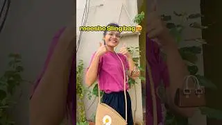 *meesho sling bags are CUTE😍 #youtubeshorts #youtube #shorts #viral #trending #meesho #bags