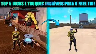 TOP 5 DICAS E TRUQUES INCRÍVEIS PARA O FREE FIRE | RAMPAGE NEW DAWN | REDENÇÃO