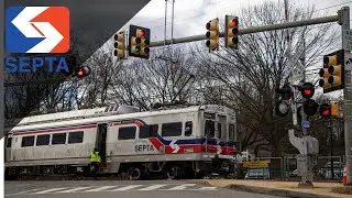 Railroad Crossing Malfunction + New E-Bell | Providence Road Railroad Crossing, Secane, PA