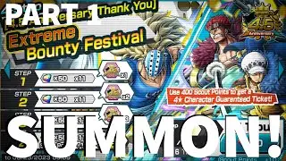 New EX KID & LAW + Onigashima KILLER Summon | One Piece Bounty Rush