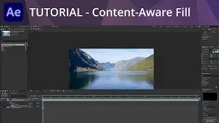 After Effects Tutorial - Using Content-Aware Fill to Remove Objects from Video