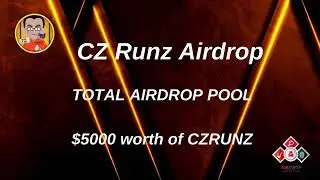 🕵🏻‍♂️ CZ RUNZ #Airdrop (New Round) | 🏆 Reward Pool: $5000 worth of CZRUNZ #airdrop #bitcoin