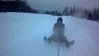 Покатушки на плюшке! Потеряли пацана! Засадили тачку!