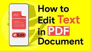 How to Edit Text in PDF File On Mobile | Modify PDF Documents