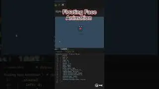 Floating Face HTML CSS 