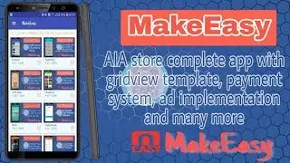 MakeEasy Store AIA | For Kodular, Thunkable, Appybuilder, App Inventor Platform | MakeEasy
