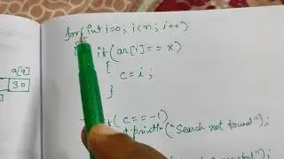 LINEAR SEARCH IN ARRAY USING JAVA | ARRAY IN JAVA (PART 3)