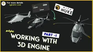 Nuke masterclass - 3D Compositing, Animation | 3D Import , texture , Nuke materials | Nuke 13 tamil