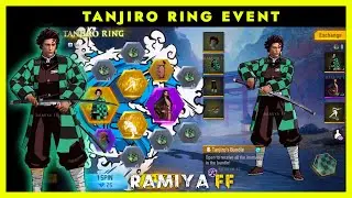 🟨 TANJIRO RING | TANJIRO DEMON SLAYER ITEM REVIEW - RAMIYA FF