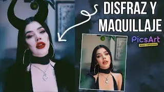 COMO EDITAR FOTOS PARA HALLOWEEN EN CELULAR | Idea de disfraz para Halloween con Picsart 2023