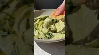 White Bean Basil Hummus