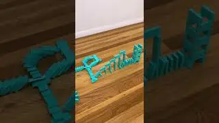 Satisfying Domino Tricks 😍 (ft. Teal 