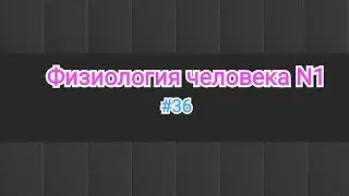 Физиология. Нервная регуляция сердце. #36