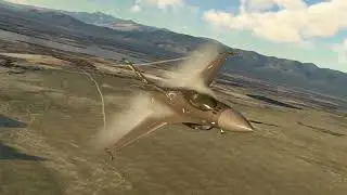 MSFS F-16C Sidewinder low level training route - Jedi Transition/Star Wars canyon