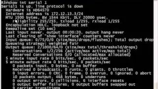 CCNA CCENT CCNP Training :  Directly Connected Serial Interfaces