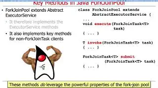 The Java Fork-Join Pool: Key Methods in ForkJoinPool