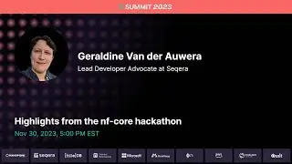 Nextflow Summit Boston 2023 - Geraldine Van der Auwera