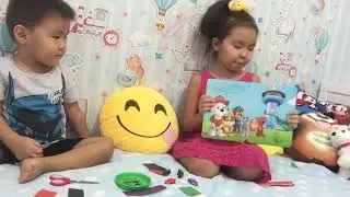 Сегодня я решила научить брату цвета на английском языке🤷🏻‍♀️💜🖤💚❤️