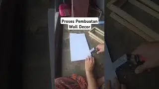 WALL DECOR #woodworking #walldecor #diycraft #dekorasirumah