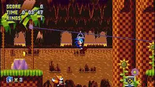 sonic mania green hill zone act 2 genesis remix