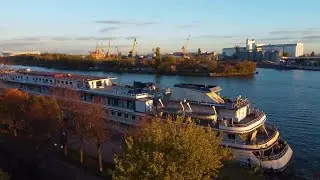 Прогулка по набережной Ростова-на-Дону красивой осенью