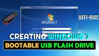 How To Create Windows 7 Bootable USB Flash/Pen Drive For UEFI-Based PC.