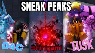 [AUT] TUSK & D4C REWORK, AND SHINIGAMI SNEAK PEAKS