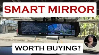 Smart Mirror with Wireless Apple Carplay, Android Auto and 4K Dashcam - AOOCCI H33 Review